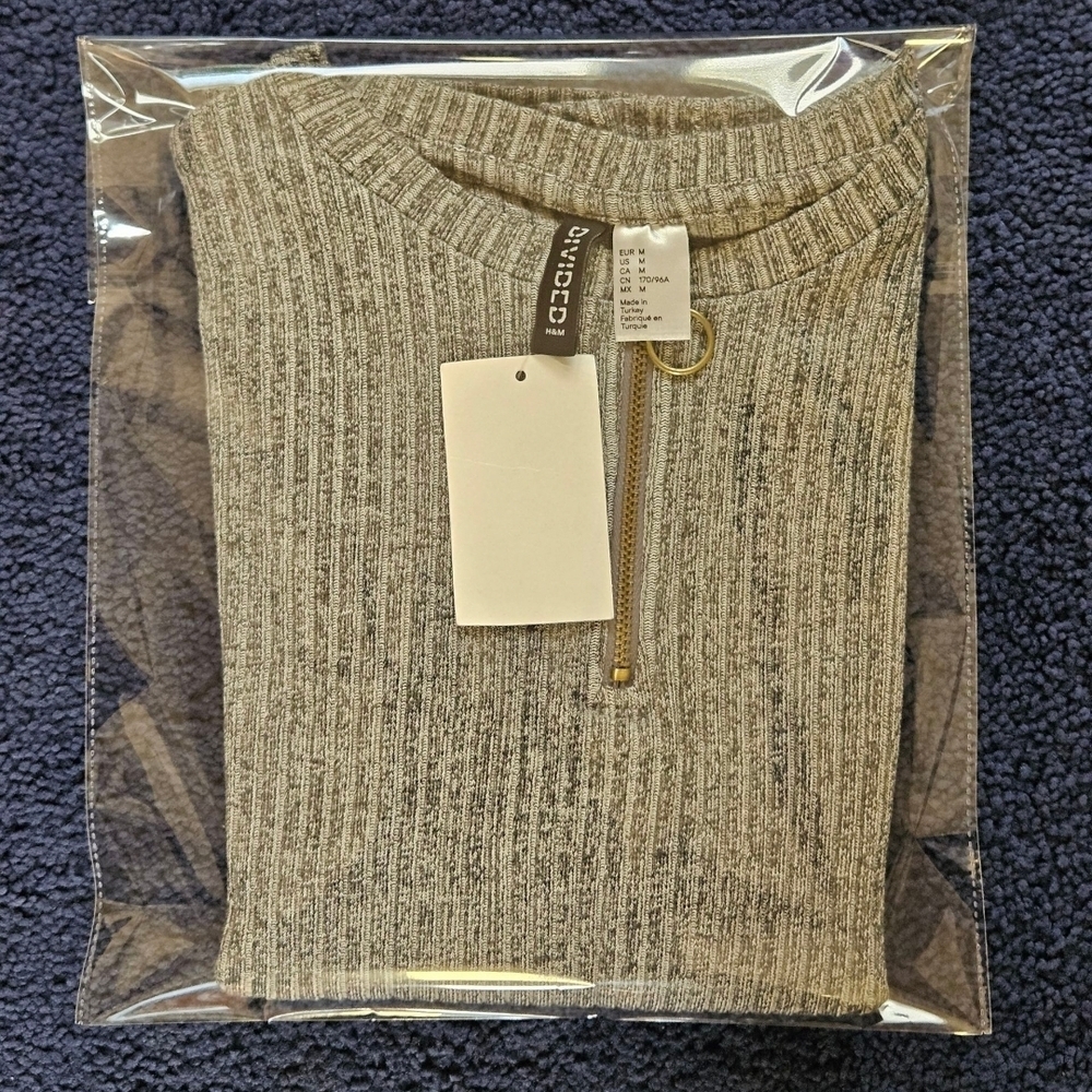 H&M Gray Ribbed Crop Top - Picture 11 of 12